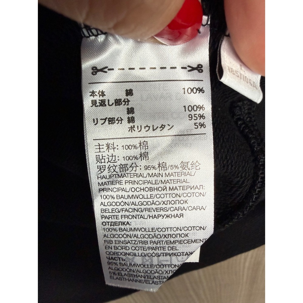 Y3 Adidas Yohji Yamamoto Black Brushed Terry Crewneck Sweatshirt Size Large - Picture 13 of 13